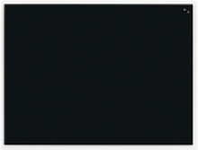 Glastavle NAGA, Magnetisk, 90 x 120 cm, sort
