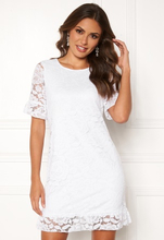 Happy Holly Julianne flounce lace dress White 32/34