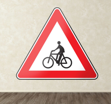 Fahrrad Aufkleber Achtung Radfahrer