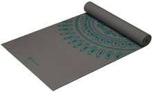 Gaiam 6mm Yoga Mat Teal Marrakesh - lengre/bredere yogamatte
