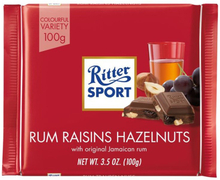 Ritter Sport Chokladkaka Rom, Russin & Nötter 100g