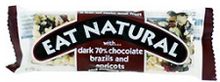 Eat Natural Mørk chokolade 70% brasil & abrikos bar