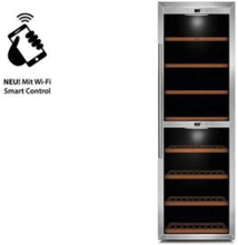 Caso 730 Winecomfort 1800 Smart App Controlled Vinkøleskab - Rustfrit Stål