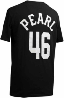 Classic Round Neck Basic T-shirt with small PEARL Logo on chest and large PEARL 46 Logo on back.