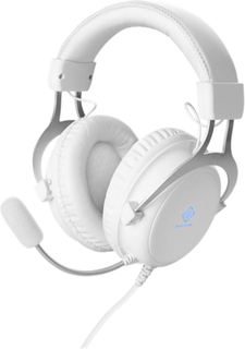 DELTACO WH85 Over-Ear Gaming Headset - Hvid