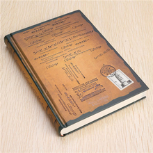 Klassische Weinlese Notebook Blank Tagebuch Buch Writer Travel Journal Papier Hardcover