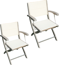 Coppia poltrone sedia in legno di acacia grigio Gray Old AC805046