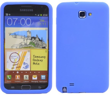 Soft Shell (Blå) Samsung Galaxy Note 2 Deksel