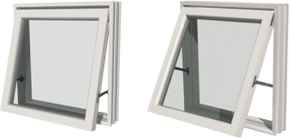 PVC Topphengslet og utadslående vindu