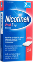 Nicotinell Fruit tyggegummi 2MG (24 stk)