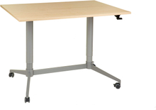 FTI Greenline Mono skrivebord - ahorntræ laminat, m. hæve/sænke funktion (70x120)
