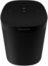 Sonos One SL - Smart højttaler - Ethernet / Wi-Fi - Airplay 2 - sort (gitterfarve - mat sort)