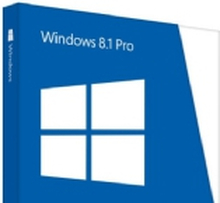 Microsoft Windows 8.1 Pro, Fuldt pakket produkt (FPP), 20 GB, 2 GB, 1 GHz, Tysk, DVD