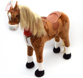 Elsa STOR XXL 105 cm Hest med kan ride på by Pink Papaya