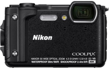 Nikon Compact W300 Sort