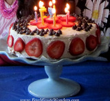 agar agar birthday cake