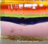 kolorowe ciasto z galaretek