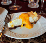 eggless ricotta cheesecake