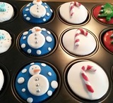 kerst cupcakes