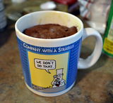 microwave cookie in a mug without egg