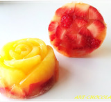 gelatina de fresa natural