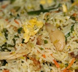 arroz chaufa con camarones