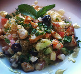 quinoa kip salade