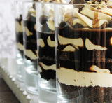 easy individual desserts in glasses
