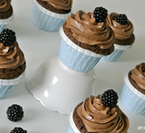 brombeer cupcakes
