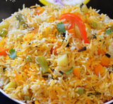 veg pulav rice in marathi
