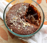 eggless chocolate cake in microwave