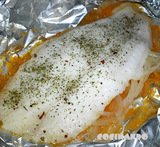 de filete de pescado al horno con verduras