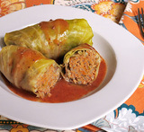 ukrainian cabbage rolls with bacon