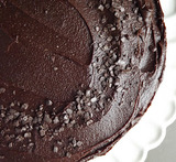 chocolate fudge cake in one tin