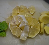 sumo de limão e gengibre na bimby