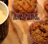 suikervrije ontbijt muffins