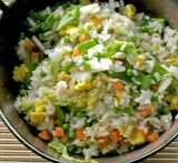 kip met groenten en rijst