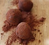 truffes chocolat marron