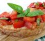 bruschetta met tomaten olijfolie en basilicum