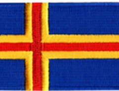 Tygmärke Flagga Åland