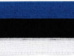 Tygmärke Flagga Estland
