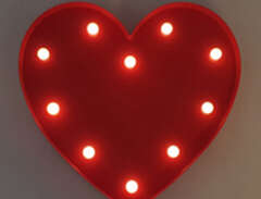 LED-Hjärta - 16 cm