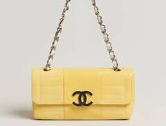Chanel Patent Flap Bag Yellow