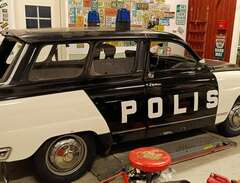 Saab 95  äkta polisbil