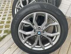 BMW X3 original fälgar med...