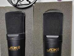 2 Studio Mikrofoner ADK