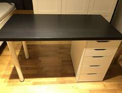 Skrivbord med hurts från IKEA