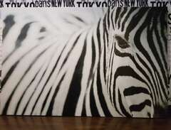 Tavla " Zebra " Ikea 78x118...