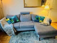 Divan soffa, 3-sits med sch...