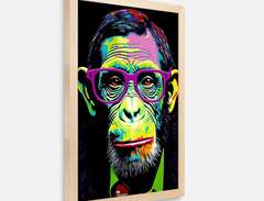 Poster Pop Art Schimpansen...